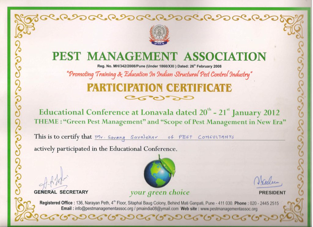 Certificate 8